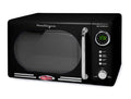 Retro 0.7 Cu. Ft. 700-Watt Countertop Microwave Oven, Black