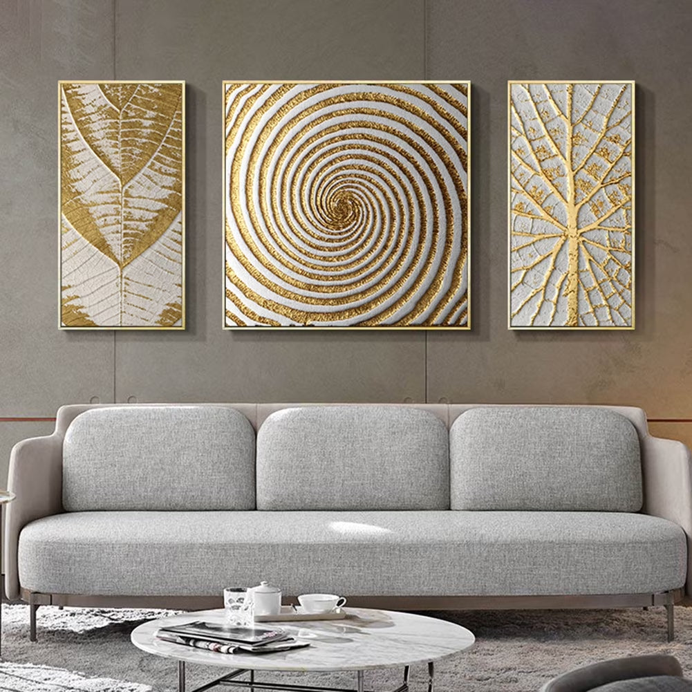 3Pcs Abstract Canvas Geometric Painting Living Room Home Wall Modern Art Decor