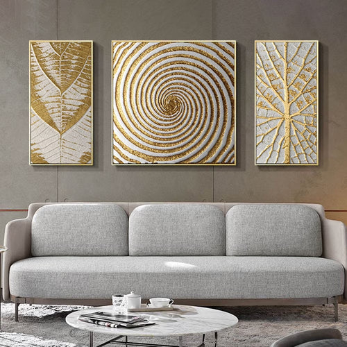 3Pcs Abstract Canvas Geometric Painting Living Room Home Wall Modern Art Decor